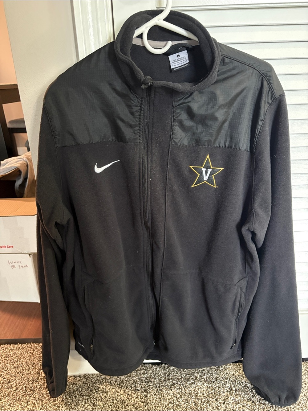 Nike Black Vanderbilt Full-Zip Fleece Jacket